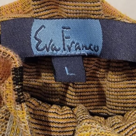 Anthropologie Eva Franco Smocked Peplum Top Size L - Picture 7 of 9